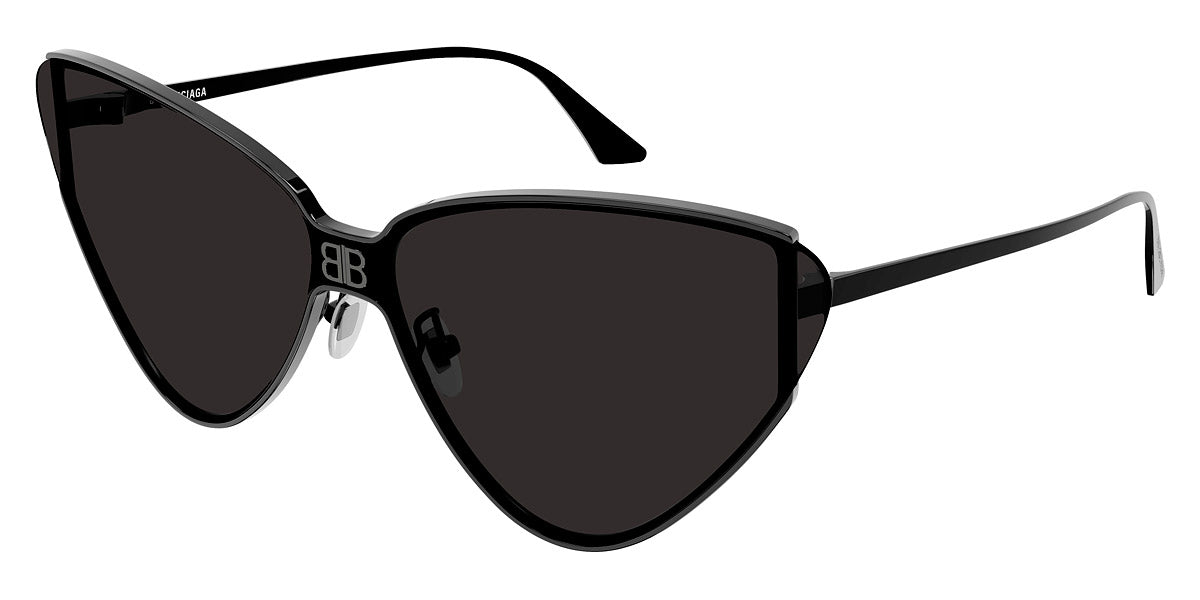 Balenciaga® BB0191S BB0191S 001 99 - Black / Gray Sunglasses