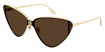 Balenciaga® BB0191S BB0191S 002 99 - Gold / Brown Sunglasses