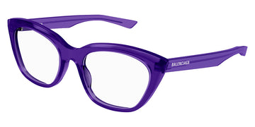 Balenciaga® BB0219O BB0219O 004 51 - Violet Eyeglasses