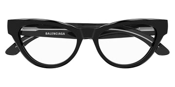 Balenciaga® BB0241O BB0241O 001 53 - Black Eyeglasses