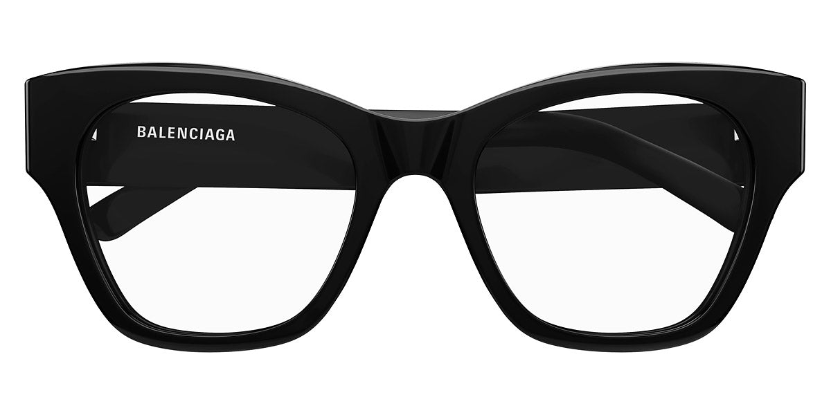 Balenciaga® BB0263O BB0263O 001 52 - Black Eyeglasses