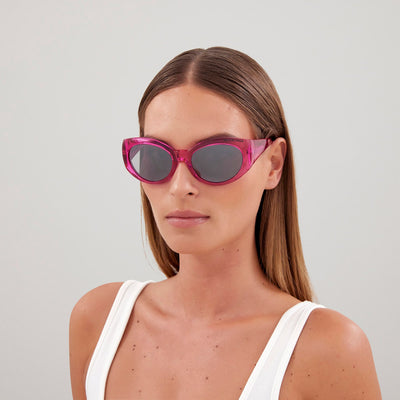 Balenciaga® BB0267S BB0267S 004 57 - Fuchsia Sunglasses