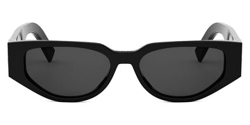 Dior® CD DIAMOND S7I - Shiny Black/Lenses Smoke Organic 10A0 Sunglasses