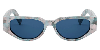 Dior® CD DIAMOND S7I - Shiny Coloured Havana/Lenses Blue Organic 42B0 Sunglasses