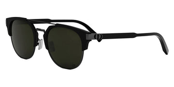 Dior® CD ICON R1U - Matte Black/Lenses Green Organic I6C0 Sunglasses