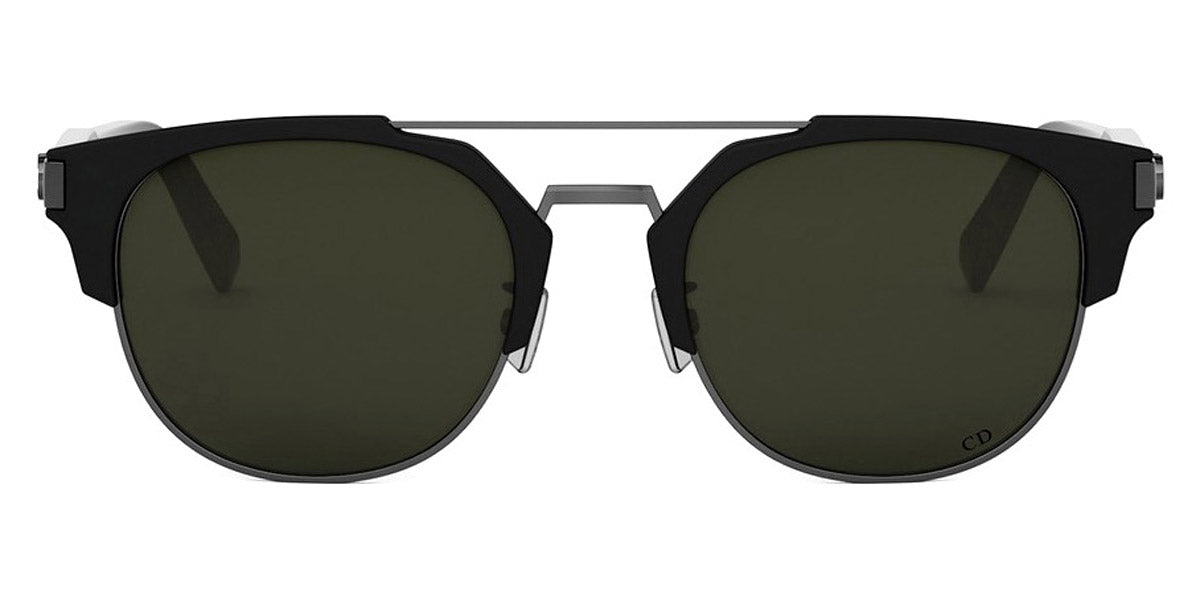 Dior® CD ICON R1U - Matte Black/Lenses Green Organic I6C0 Sunglasses