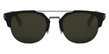 Dior® CD ICON R1U - Matte Black/Lenses Green Organic I6C0 Sunglasses