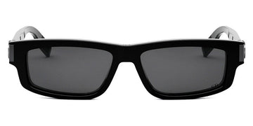 Dior® CD ICON S2I - Shiny Black/Lenses Smoke Organic 14A0 Sunglasses