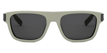 Dior® CD ICON S3F - Shiny Transparent Khaki/Lenses Green Organic 78A0 Sunglasses