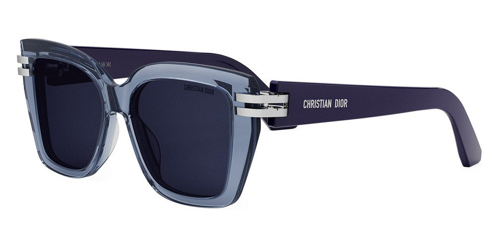 Dior® CDior S1I - Shiny Blue / Blue 80B0  Sunglasses