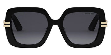 Dior® CDIOR S2F - Shiny Black/Lenses Gradient Smoke Organic 10A1 Sunglasses