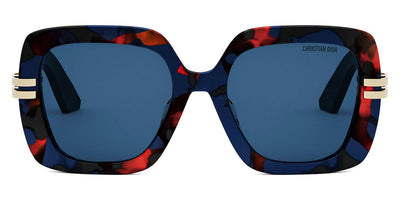 Dior® CDIOR S2F - Shiny Coloured Havana/Lenses Blue Organic 28B0 Sunglasses