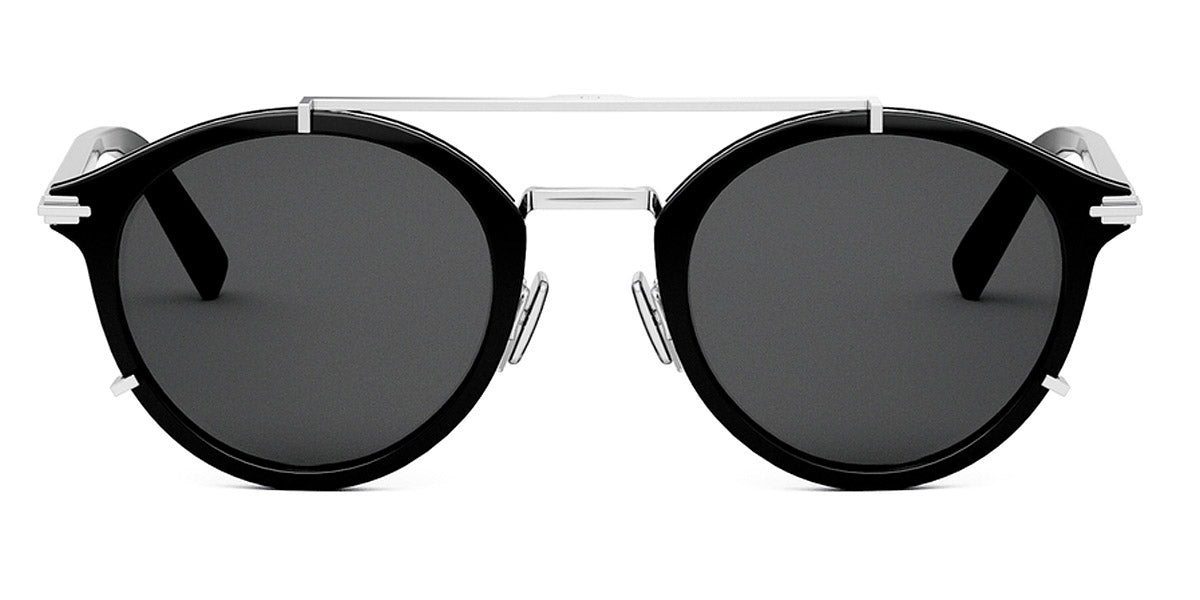 Dior® Diorblacksuit R7U CD DIORBLKSUIT R7U 10A0 50 - Shiny Black Lenses  Grey  Organic 10A0 Sunglasses