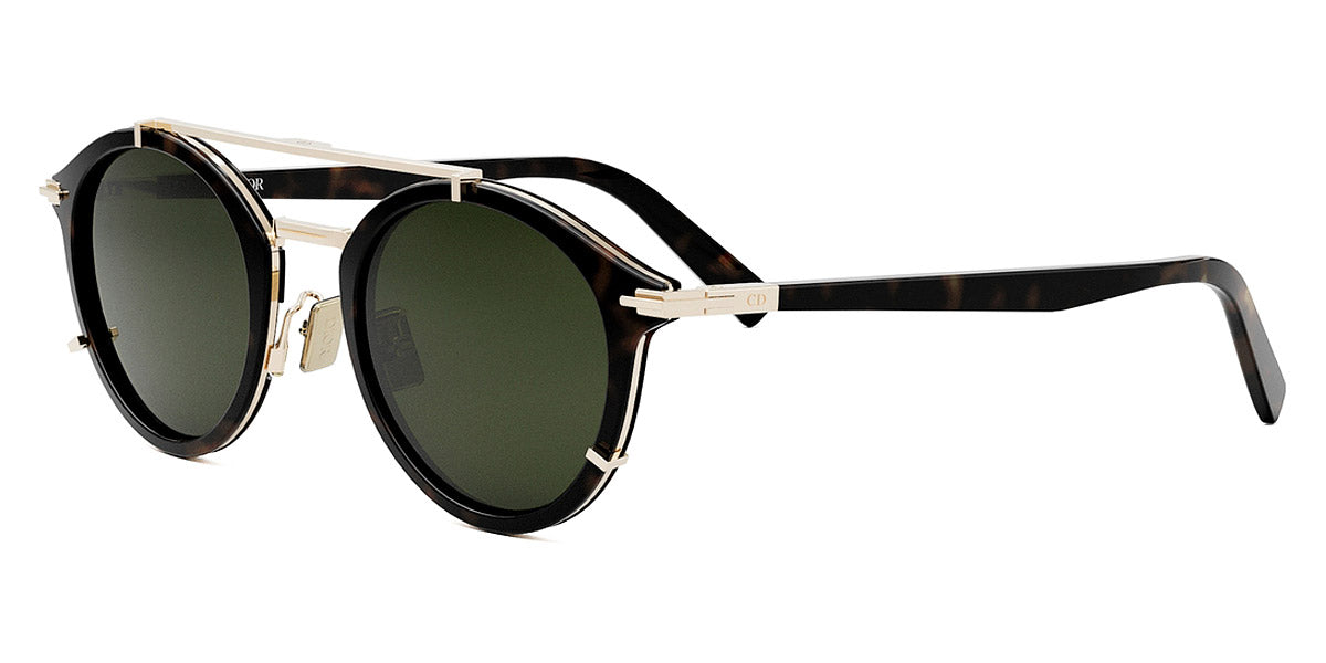 Dior® Diorblacksuit R7U CD DIORBLKSUIT R7U 22C0 50 - Shiny Dark Havana Lenses  Green  Mineral 22C0 Sunglasses