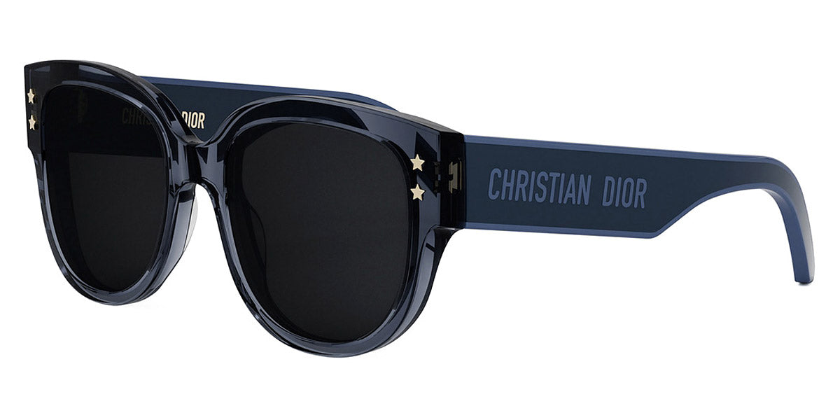 Dior® Diorpacific B2I CD DIORPCFC B2I 74B0 54 - Shiny Blue Lenses  Blue  Organic 74B0 Sunglasses