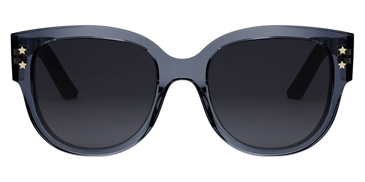 Dior® Diorpacific B2I CD DIORPCFC B2I 74P3 54 - Shiny Blue Lenses  Smoke  Polarized 74P3 Sunglasses