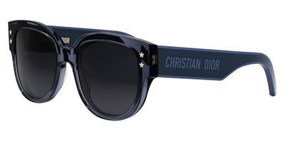 Dior® Diorpacific B2I CD DIORPCFC B2I 74P3 54 - Shiny Blue Lenses  Smoke  Polarized 74P3 Sunglasses