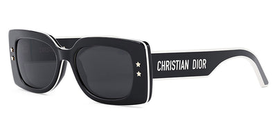 Dior® DiorPacific S1U CD DIORPCFC S1U 10A0 53 - Shiny Black White Black 10A0 Sunglasses