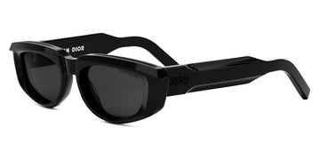 Dior® DIORXPLORER S3I - Shiny Black/Lenses Smoke Organic 10A0 Sunglasses