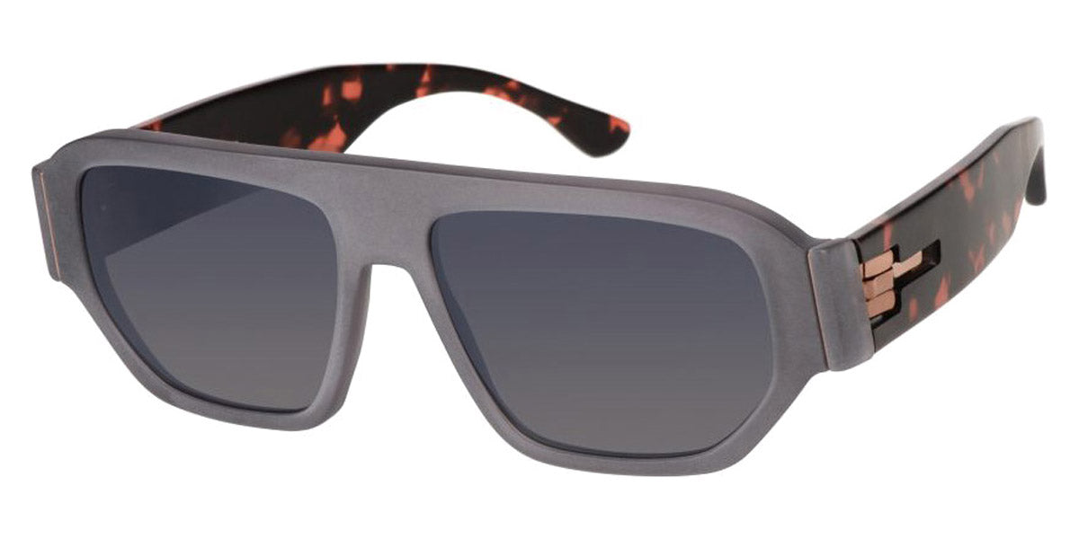 Ic! Berlin® Sam EcoGray Matte 57 Sunglasses