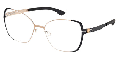 Ic! Berlin® Irine 005 Black Sides-Rosegold 55 Eyeglasses