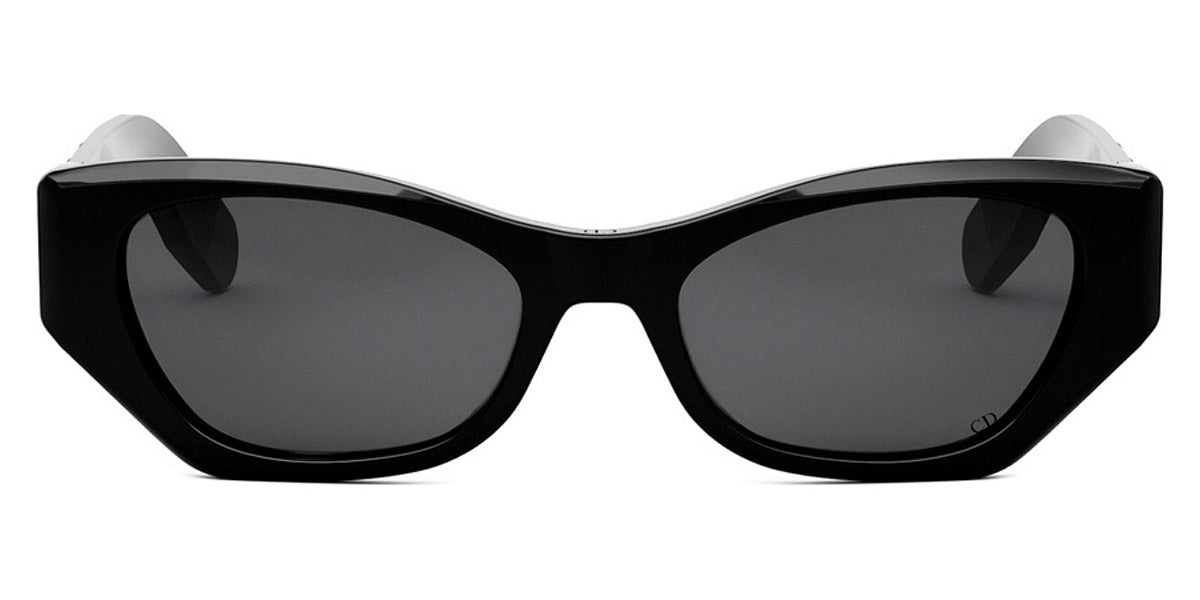 Dior® LADY 95.22 B1I - Shiny Black/Lenses Smoke Organic 10A0 Sunglasses