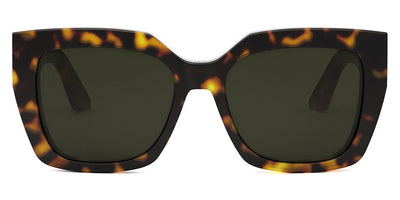 Dior® MISSDIOR S2I - Shiny Dark Havana/Lenses Green Organic 20C0 Sunglasses