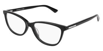 Alexander McQueen® MQ0125O AM MQ0125O-001 54 - Black Eyeglasses