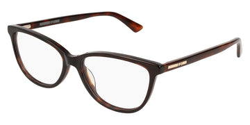 Alexander McQueen® MQ0125O AM MQ0125O-002 54 - Dark Havana Eyeglasses