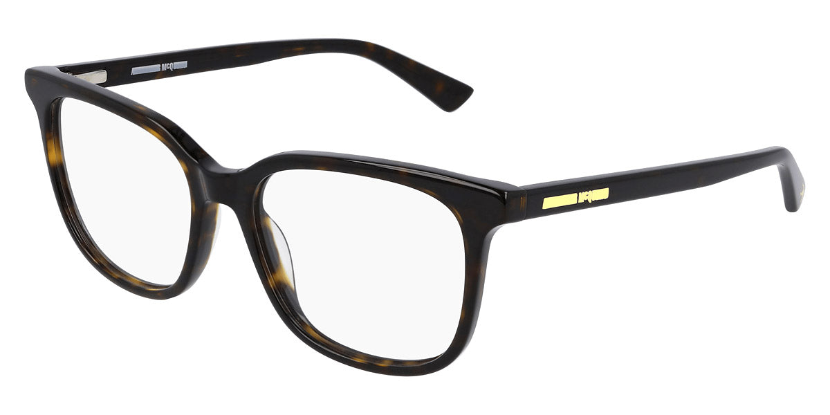 Alexander McQueen® MQ0276O AM MQ0276O-002 52 - Dark Havana Eyeglasses