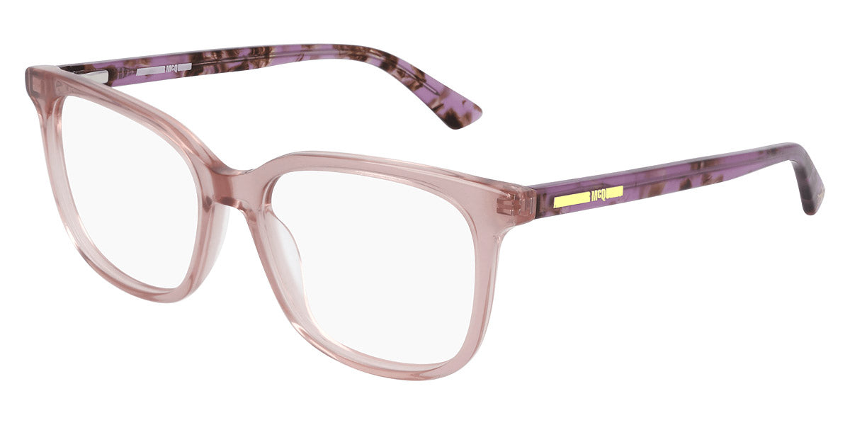 Alexander McQueen® MQ0276O AM MQ0276O-003 52 - Pink / Havana Eyeglasses