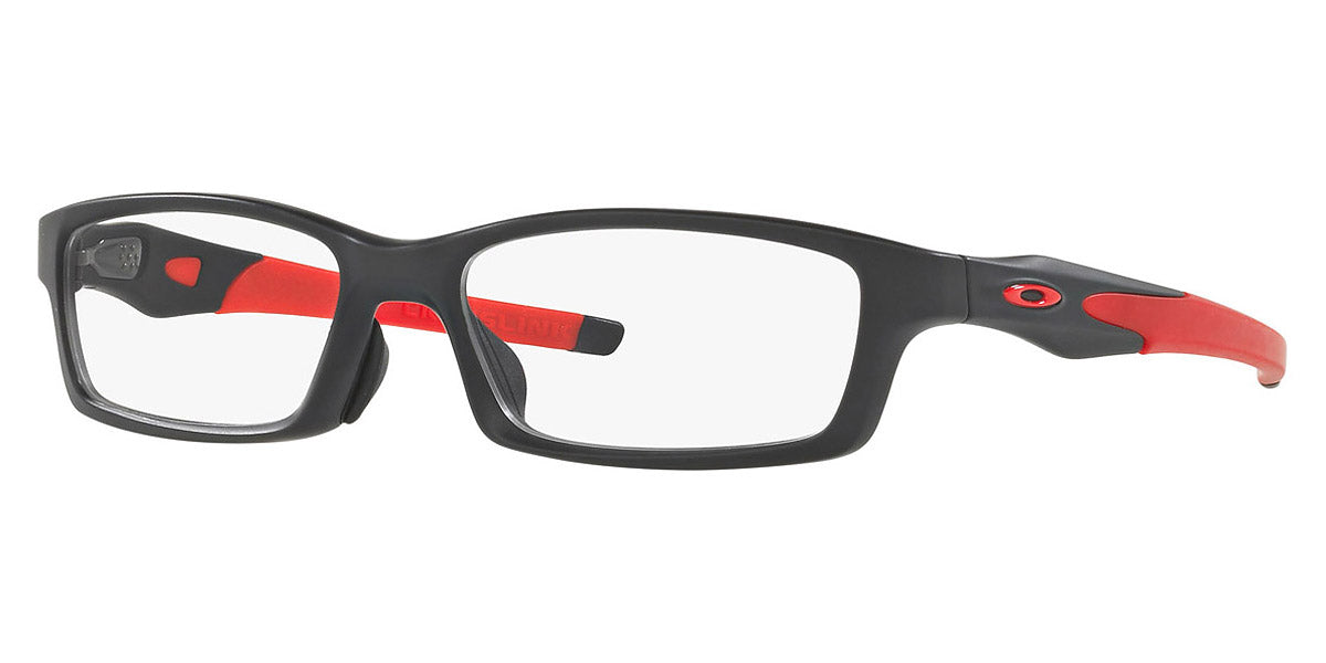 Oakley® OX8118 Crosslink (A) OX8118 811804 56 - Satin Black (Red) Eyeglasses