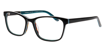 ProDesign Denmark® STRATA 1 PDD STRATA 1 6032 54 - Black Dark Shiny Eyeglasses