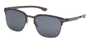 Ic! Berlin® The Antihero ICB The Antihero IC0020-D 02N 54 - Graphite/Green Lesense Sunglasses