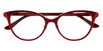 ProDesign Denmark® WING 2 PDD WING 2 4022 55 - Red Medium Shiny Eyeglasses