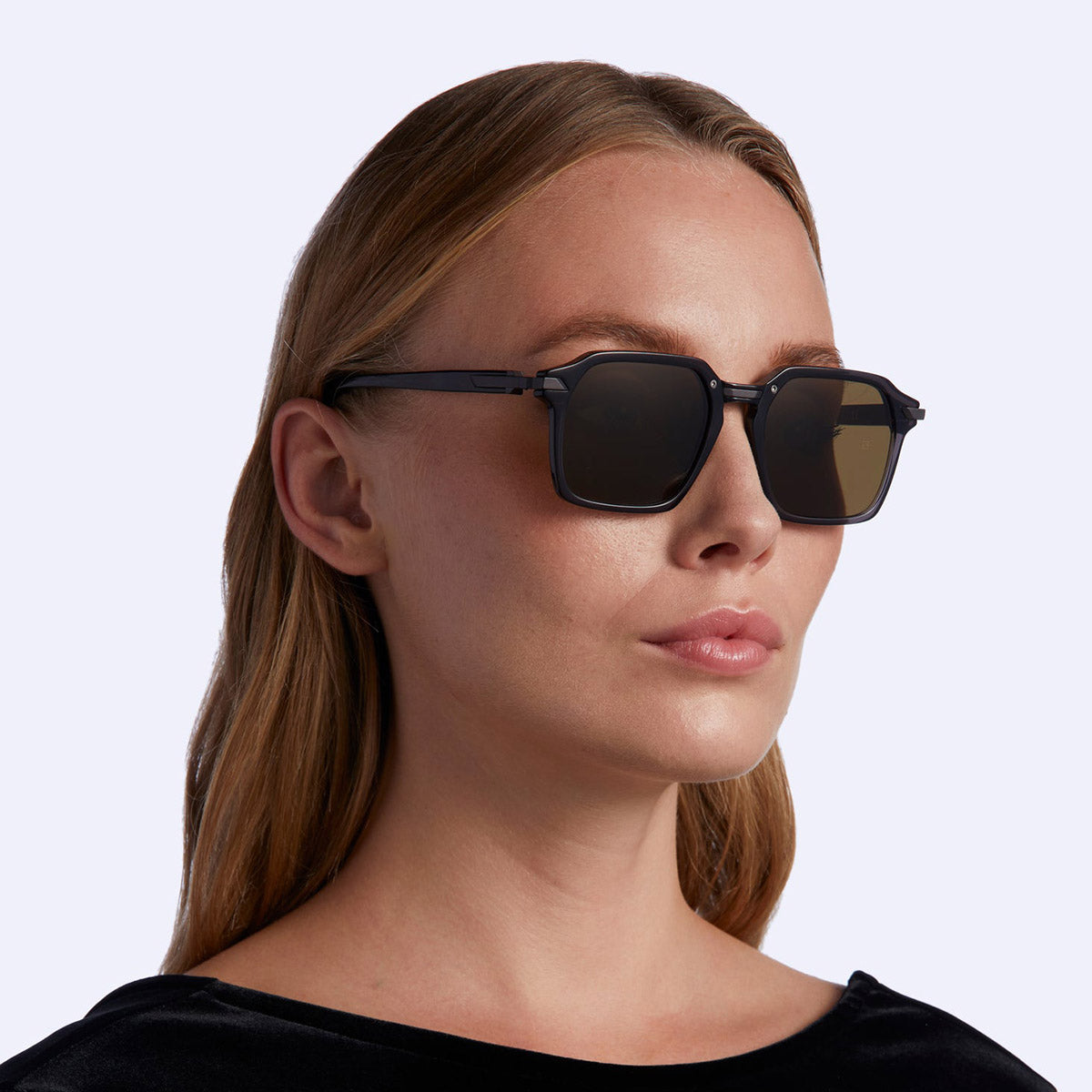 Movitra® AC 02 MOV AC 02 Black 53 - Black Sunglasses