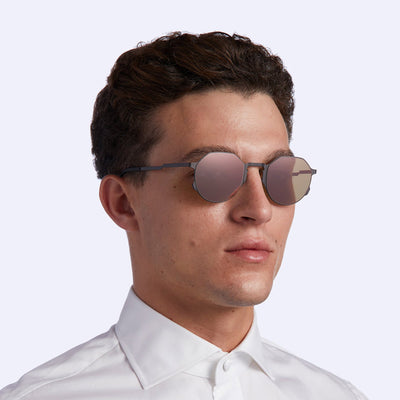 Movitra® Achille MOV Achille Gun Mirrored / Rose Gold 49 - Gun Mirrored / Rose Gold Sunglasses