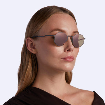 Movitra® Achille MOV Achille Gun Mirrored / Rose Gold 49 - Gun Mirrored / Rose Gold Sunglasses