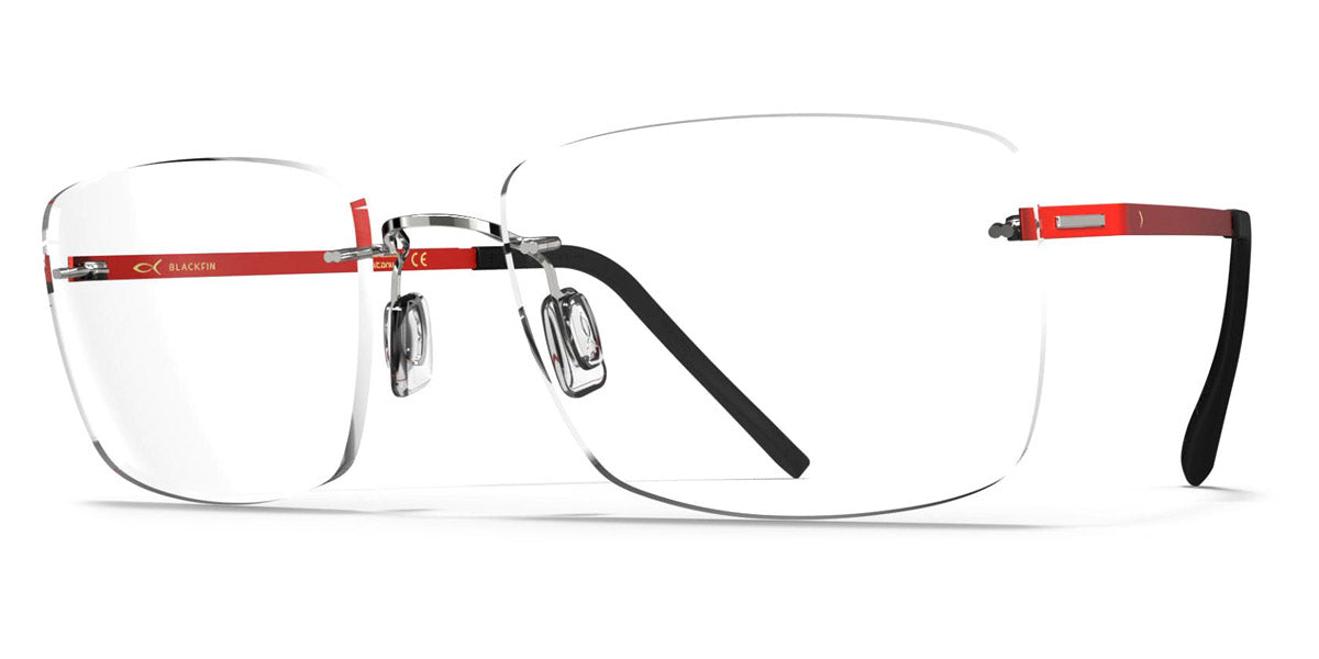 Blackfin® AERO LOOP B2-P2 BLF Aero Loop B2-P2 17891788 0 - SCARLET RED/SHINY SILVER Eyeglasses