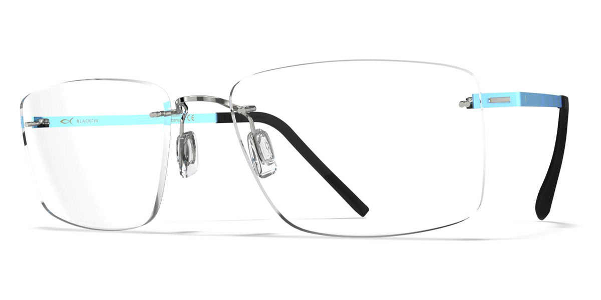 Blackfin® AERO LOOP B2-P2 BLF Aero Loop B2-P2 17941788 0 - OXIDE AZURE/SHINY SILVER Eyeglasses