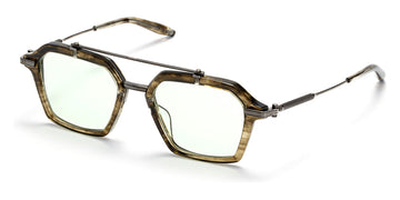 AKONI® Akari AKO Akari 413B 51 - Green Tortoise Swirl Eyeglasses