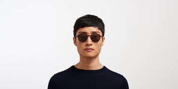 Mykita® ALDER MYK ALDER MH6 Pitch Black/Black / Polarized Pro Amber Brown 48 - MH6 Pitch Black/Black / Polarized Pro Amber Brown Sunglasses