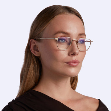 Movitra® Aldo MOV Aldo Rose Gold 49 - Rose Gold Eyeglasses