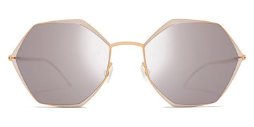 Mykita® ALESSIA MYK ALESSIA Champagne Gold/Aurore / Dark Purple Flash 55 - Champagne Gold/Aurore / Dark Purple Flash Sunglasses