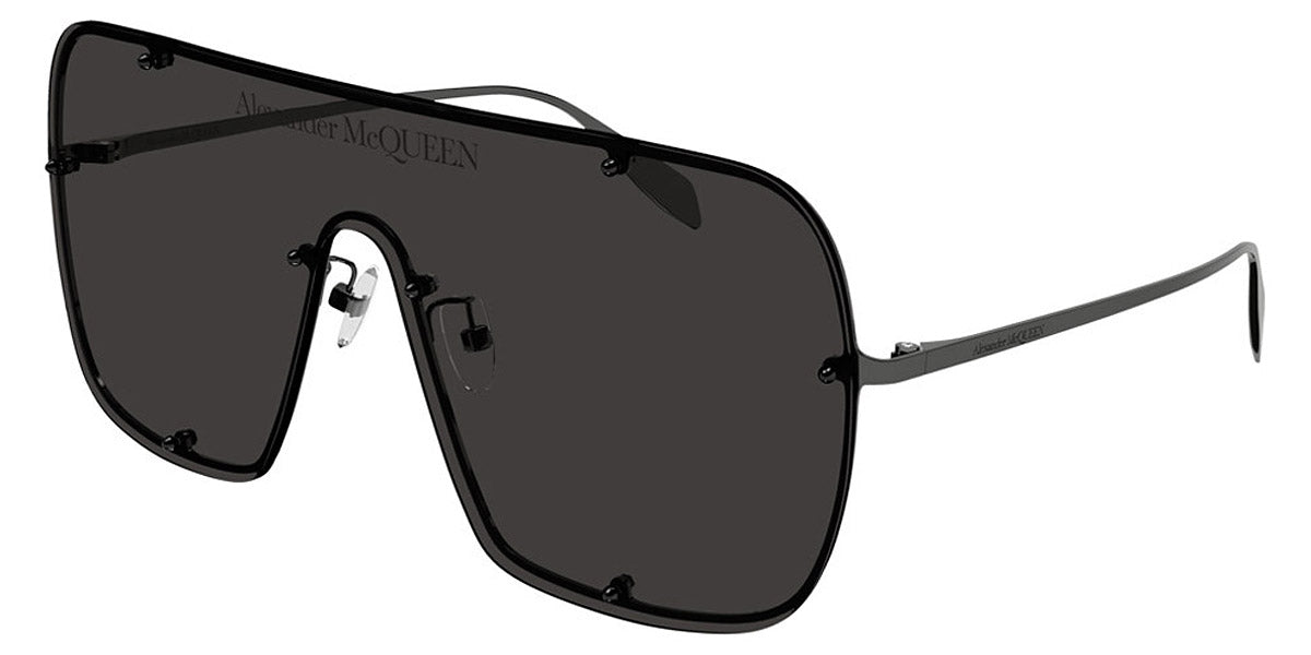 Alexander McQueen® AM0362S AM AM0362S 001 99 - Ruthenium / Gray Lenses