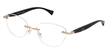 Gold & Wood® ALTESSE 11 G&W ALTESSE 11 D 07 03 CM40 - D.07.03.CM40 Solid Rose Gold (about 8,2 grams) - 48 White Brilliant Cut Diamonds Eyeglasses