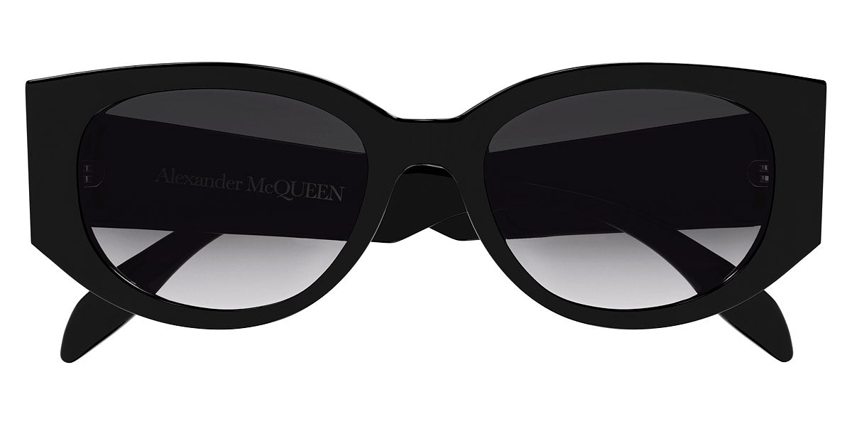 Alexander McQueen® AM0330S AM AM0330S 001 54 - Black / Gray Gradient Lenses