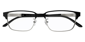 Alexander McQueen® AM0346O AM AM0346O 001 56 - Black / Silver