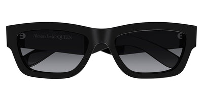 Alexander McQueen® AM0419S AM AM0419S 001 56 - Black / Gray Gradient Lenses