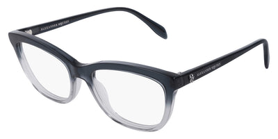 Alexander McQueen® AM0161O AM0161O 004 53 - Gray Eyeglasses